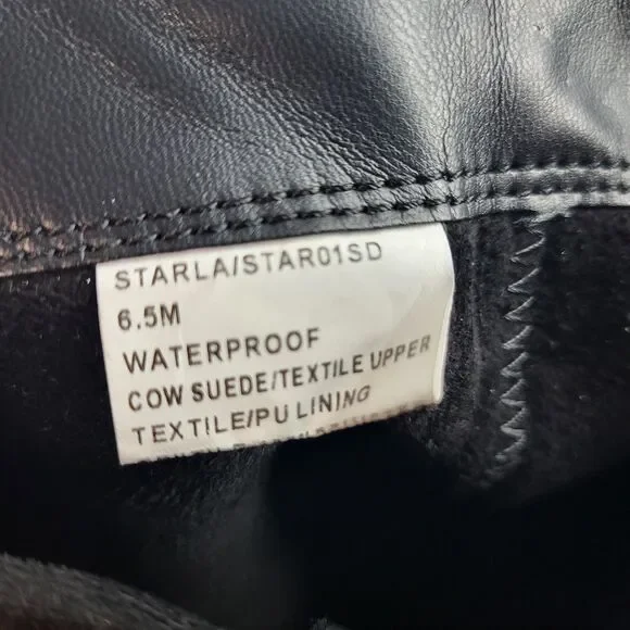 Blondo Starla Waterproof Black Suede Over-The-Knee Boots Women's Size 6.5M - Picture 16 of 16